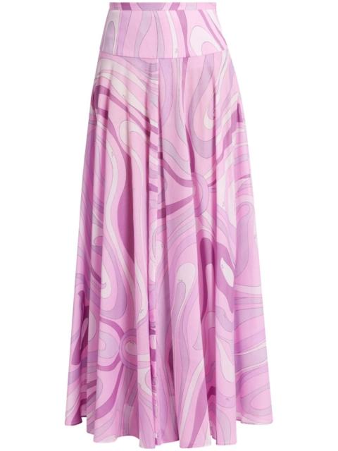 PUCCI Marmo-print maxi skirt