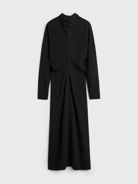 TOTEME Slouch waist scarf dress black