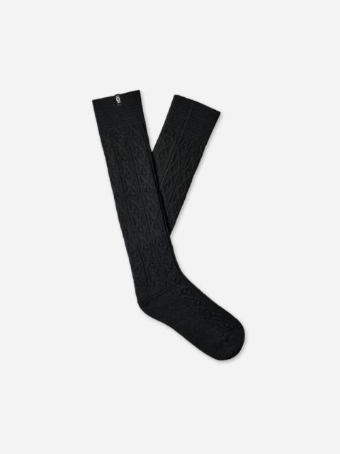 UGG ® Women's Rensa Cable Knit Knee High in Black