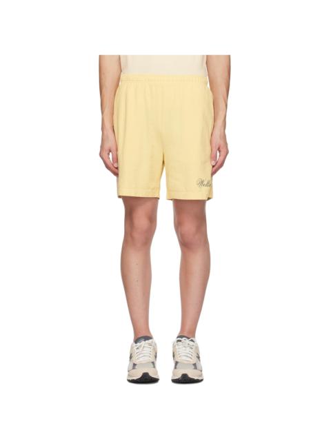 Sporty & Rich Yellow Carlyle Shorts