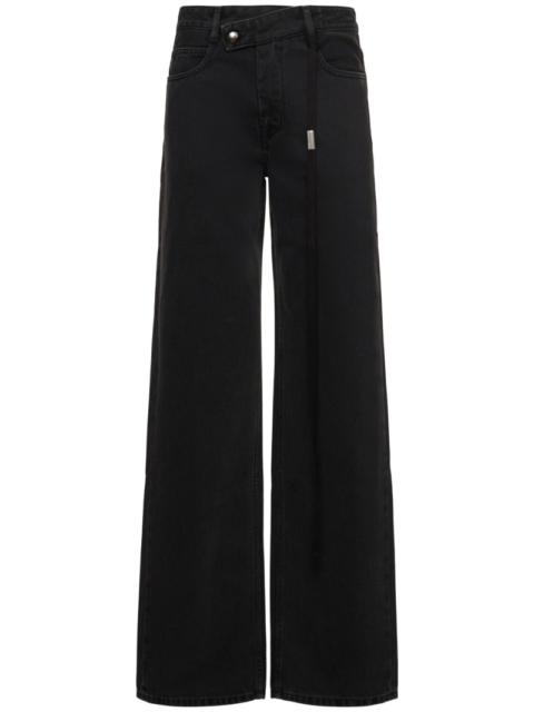 Ann Demeulemeester Meya asymmetric waist denim jeans