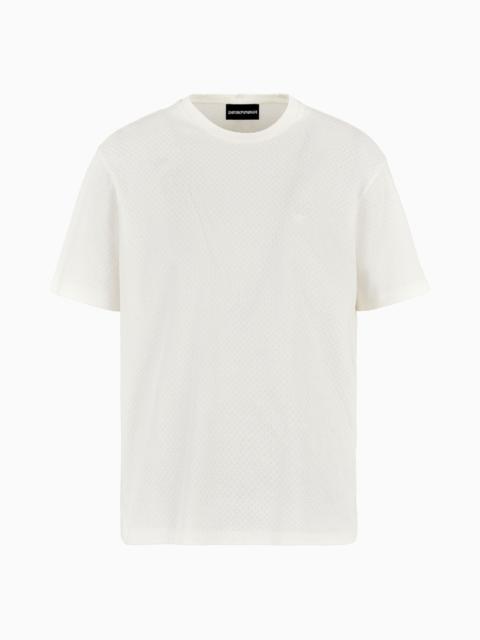 EMPORIO ARMANI Jacquard jersey T-shirt