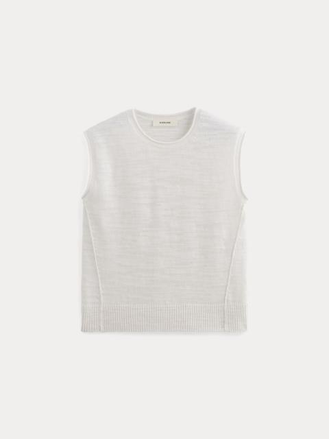 EVERLANE THE MUSCLE SWEATER IN COTTON LINEN