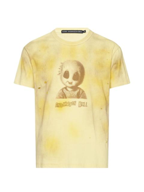 Andersson Bell Alien Machinery cotton T-shirt