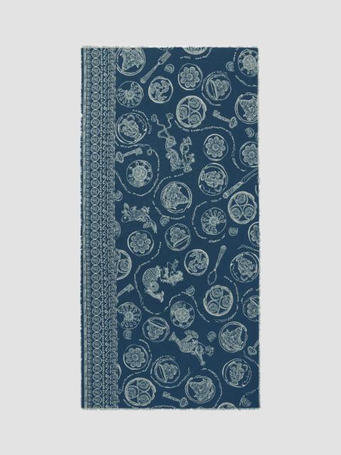 ALÉMAIS Women's Lucky Cotton Pareo - Blue