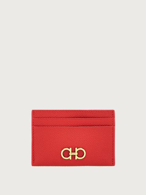 FERRAGAMO Gancini credit card holder