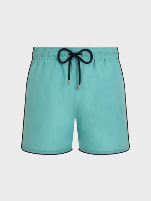 Vilebrequin MEN LINEN SWIM TRUNKS SOLID