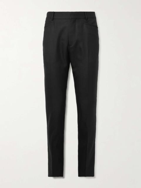 Slim-Fit Wool, Mohair and Silk-Blend Twill Trousers