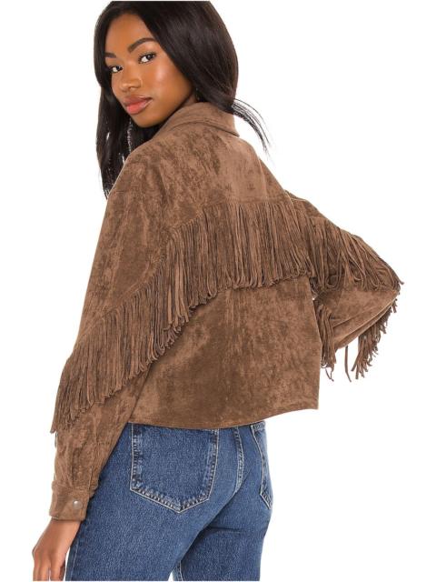 BLANKNYC Fringe Shacket