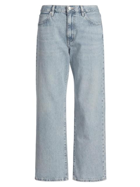 FRAME Women's The Hang Cropped Jeans - Air