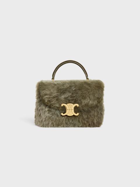 CELINE TEEN NINO BAG IN SHEARLING AND SUEDE CALFSKIN