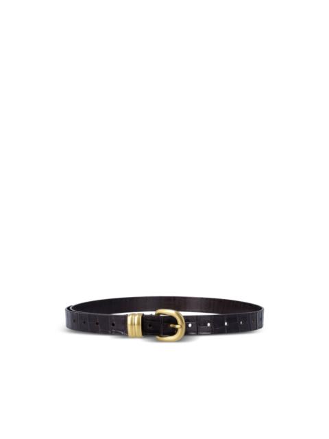 BY MALENE BIRGER embossed buckle belt