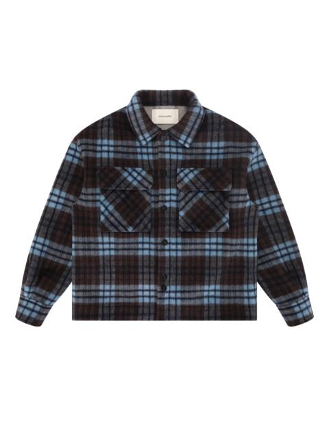 entire studios FJORD SHIRT BLUE CHECK