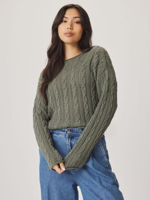 Splendid Brennan Cable Knit Sweater