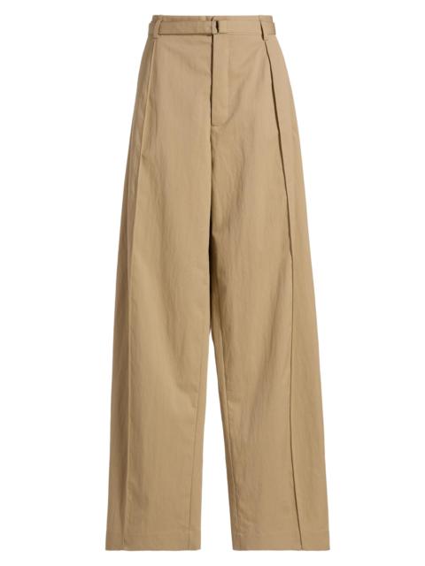 CO Women's Pleated tton-Blend Wide-Leg Pants - Camel