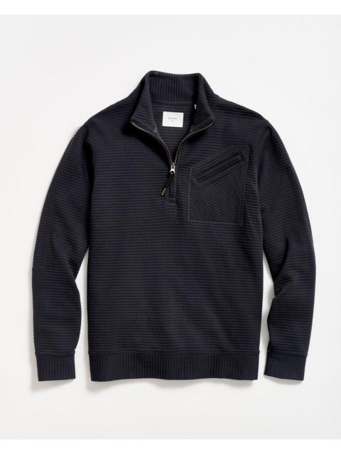 Billy Reid Quilted Half Zip
