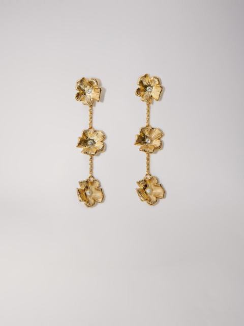 maje Flower earrings