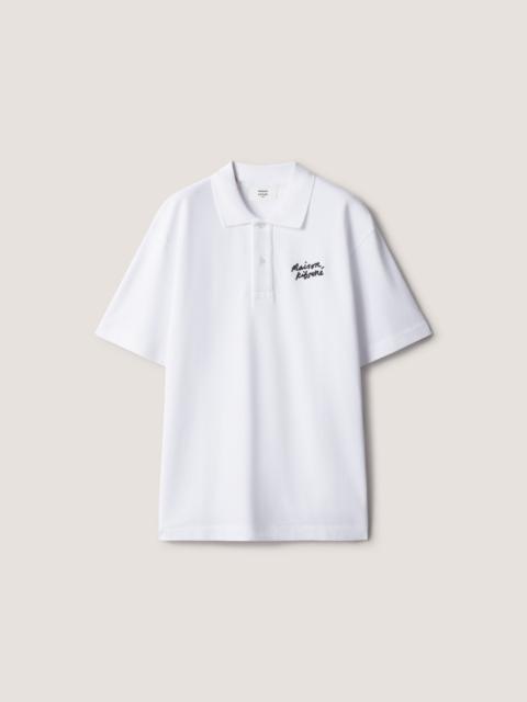 Maison Kitsuné MAISON KITSUNE HANDWRITING COMFORT POLO