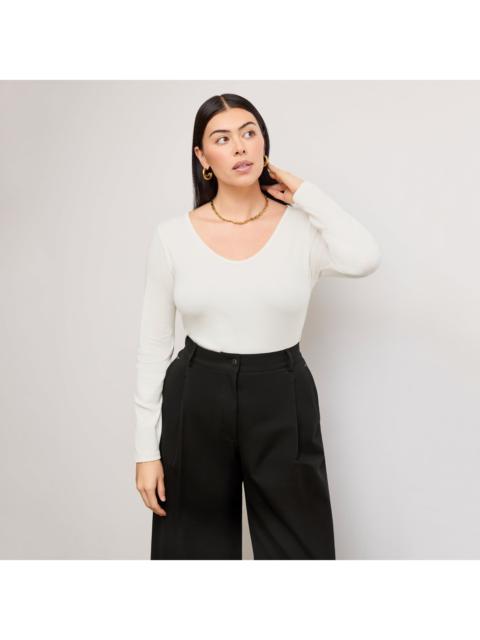 M.M.LaFleur Marcia Layering T-Shirt - Ribbed Pima Cotton