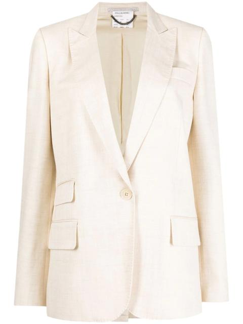 Stella McCartney single-breasted peak-lapel blazer