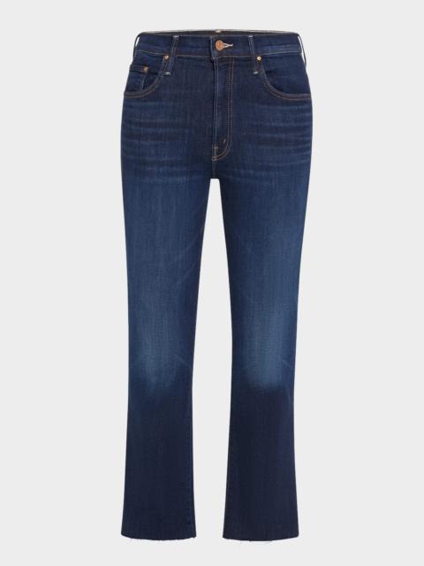 MOTHER The Insider Crop Step Fray Jeans