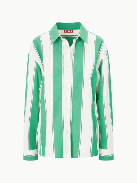 STAUD STAUD KELLY SHIRT BUNGALOW STRIPE