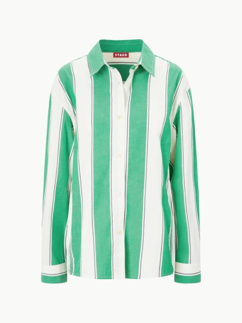 STAUD KELLY SHIRT BUNGALOW STRIPE