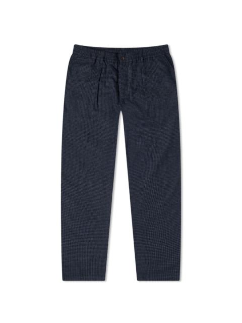 Universal Works Check Wool Pleated Track Pant