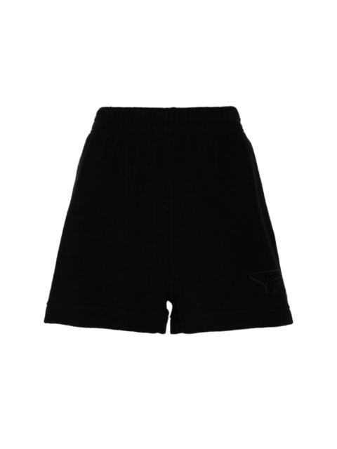 PATOU logo-embroidered terry shorts