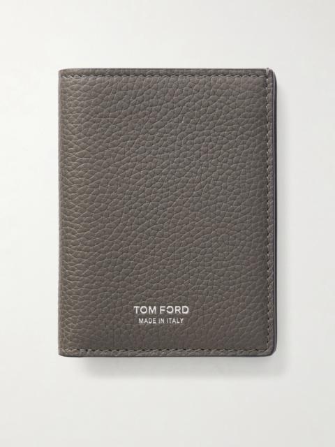 TOM FORD T Line Leather Folding Cardholder
