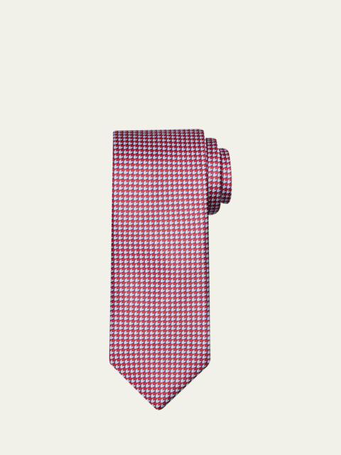 Brioni Men's Micro-Print Silk Tie
