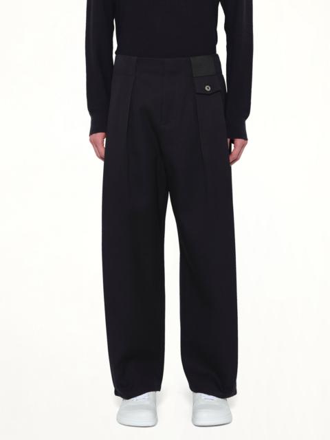 Loewe Belted Trouser AF in Dark Navy Blue