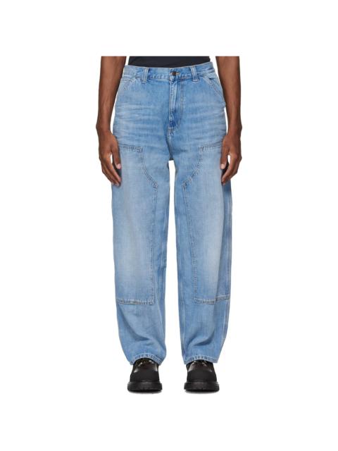 Carhartt WIP Blue OG Double Knee Jeans