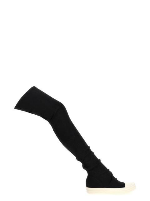 Rick Owens DRKSHDW High Sock Sneaks Boots