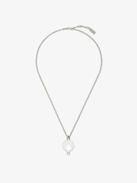Givenchy 4G PEARL PENDANT NECKLACE WITH CRYSTALS
