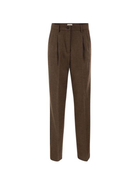 WEEKEND Max Mara pleated wool trousers