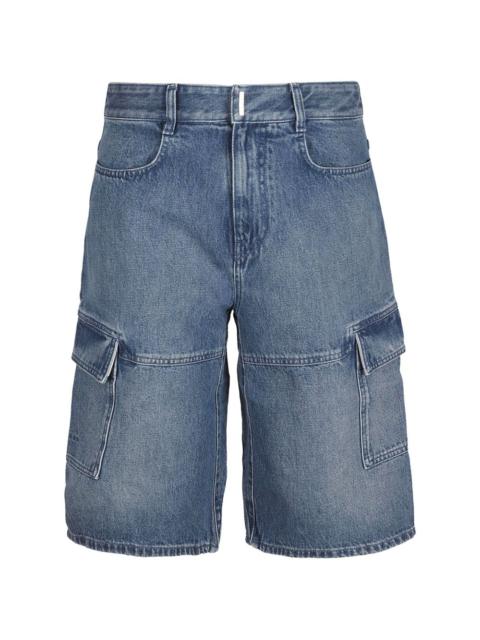 Givenchy cargo-pocket denim shorts