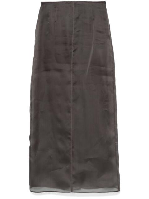 FABIANA FILIPPI organza midi skirt
