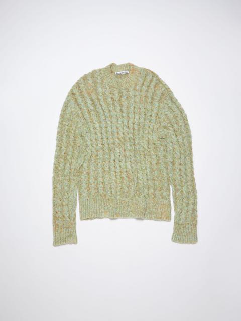 Acne Studios Cable knit jumper - Mint green