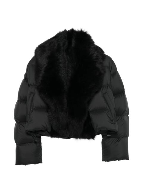 GUCCI Gucci Shearling-collar Puffer Jacket