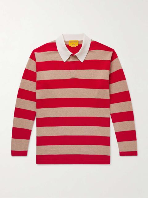 GUEST IN RESIDENCE Rugby Striped Cashmere Polo Shirt