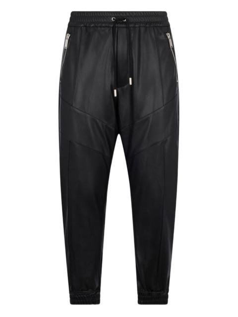 DSQUARED2 faux-leather track pants