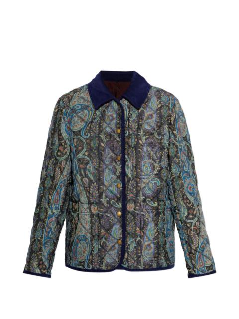 Etro paisley collared jacket