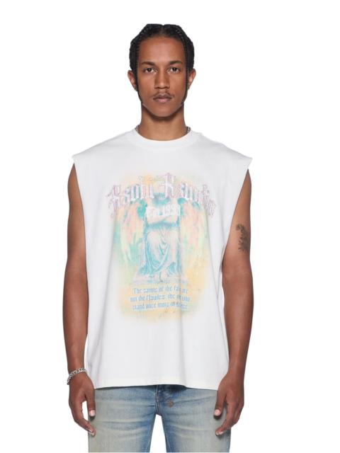 Ksubi KSAINT CUT OFF TEE VINTAGE WHITE