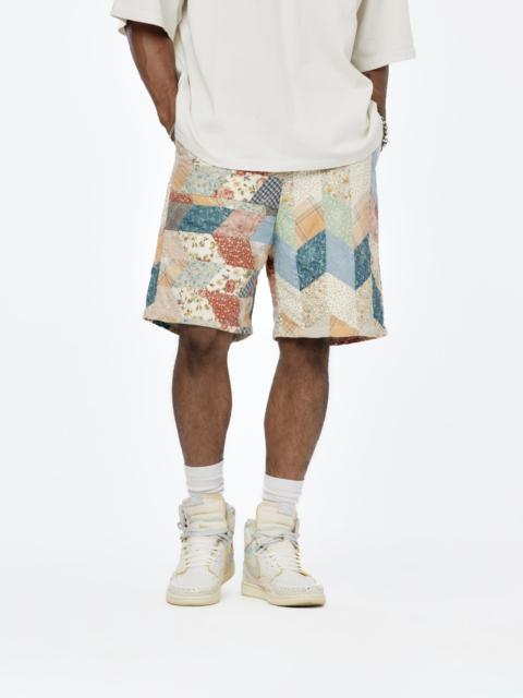 Kapital YABANE QUILT PATCHWORK EASY SHORTS (ECRU)