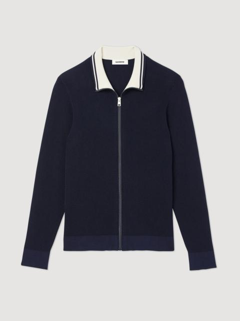 Sandro Zipper cardigan