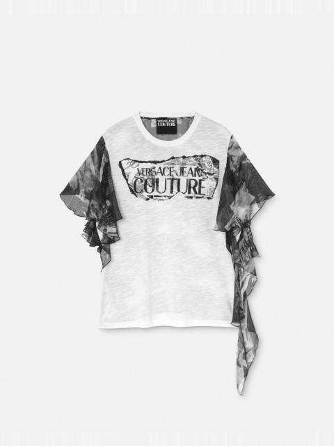 VERSACE JEANS COUTURE Magazine Logo T-Shirt