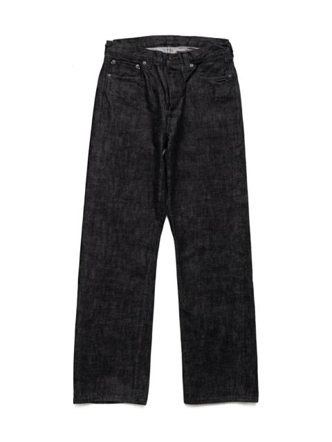 FULLCOUNT 1101BK Straight Black Selvedge Denim