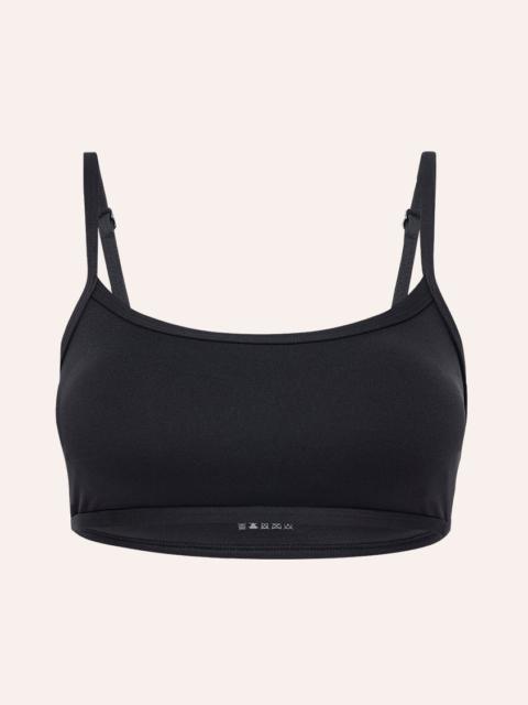P.E NATION SIGNATURE FLOW SPORTS BRA IN BLACK