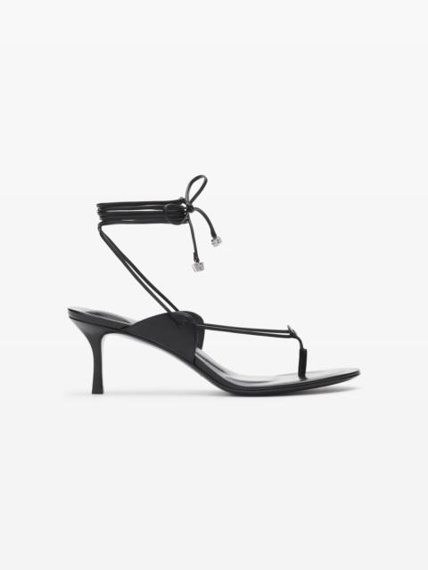 LUCIENNE 65 SANDAL IN CAPRETTO